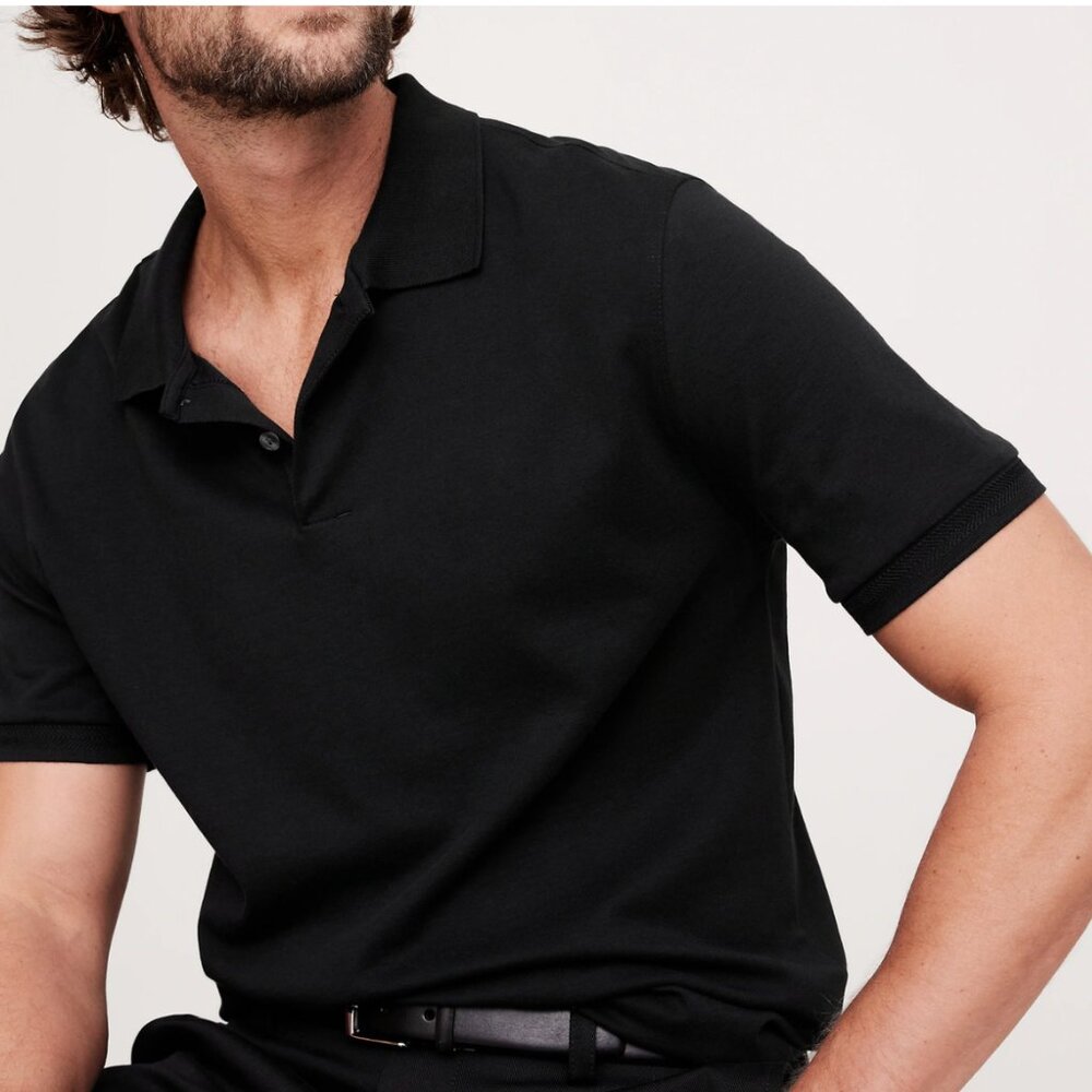 Banana republic black polo - has tags - XL Tall